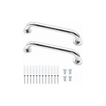 Tigrezy - Barre d'Appui en Acier Inox Antidérapant, 2pcs Barre d'appui de Salle de Bain Barres de Sécurité Murale