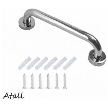 Barre D'Appui En Inox Murale Robuste Poignée De Baignoire Salle Bain WC Sécurité Grab Bar pour Handicapés Personnes Agées Enfants(30cm)Barre d'appui