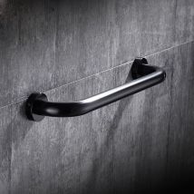 Barre dAppui Pour Salle De Bain, Poignée De Sécurité Pour Douche, Antidérapante Barre dAppui 30 CM Pour Salle De Bain, Baignoire, Toilette (Noir)