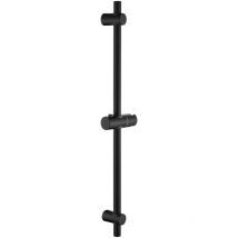 Aquasup - Barre de Douche 66cm en Acier Inoxydable 304 avec Fixation Réglable Universel Colonne de Douche Murale Noir
