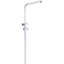 Imex - Barre de douche de 82-126 cm carrée Gris finition chromée [ ]