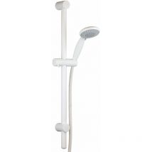 Damast - Barre coulissante de douche en blanc mat renovo 2.0 15375 Blanc mat