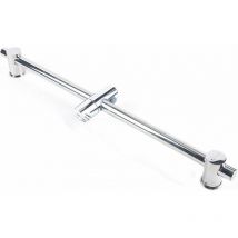 Gojoy - Barre de douche réglable en acier inoxydable 66 cm Support Mural Support De Pomme De Douche Support Variable