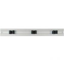 Barre de rangement 3 supports renforcés 25 mm sur rail Prax 3-V25Vario