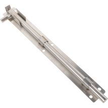 Barre de sécurité pour porte de clôture en acier inoxydable avec loquet simple et verrou de sol