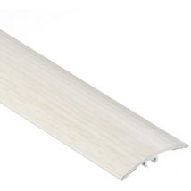 Barre de seuil en aluminium Blanc 40 x 1800 mm