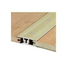Barre de seuil Romus à visser 90 cm - Alu or - Même niveau