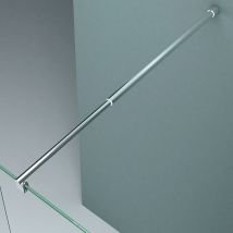 Freosen - Barre de stabilisation télescopique pour parois de douche paroi en verre en acier inoxydable avec barre de réglage extensible 700-1200 mm