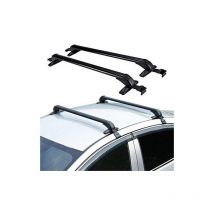 Senderpick - Barre de toit pour voiture, porte-bagages à barre transversale, cadre de fenêtre ajustable, barres de toit noires, porte-bagages, canoë,