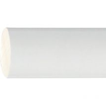 Tringle bois lisse 1,8 mètres x 20 mm blanc