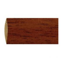 Barre en bois lisse 1,2 mètre x 20 mm. Noyer