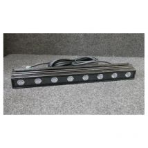 Collingwood - Barre led 19W noire longueur 400mm inclinable 3000K faisceau asymétrique alim tbts intégrée 230V IP65 Ledline