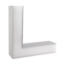 Efectoled - Jonction l pour Barre Linéaire led Turner 8W 6000K Argent Blanc froid