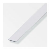 Aluminium plat 25x2mm longueur 1m argent - 01012 - Alfer