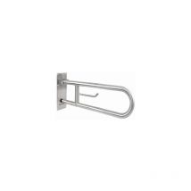 Aparici - Barre articulée avec porte-rouleau - nofer Options : 600 mm (acier inoxydable satiné)