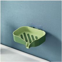 Sunxury - Barre porte-savon porte-savon double couche porte-savon boîte à savon mural salle de bain drain porte-savon pour salle de bain cuisine