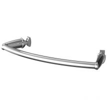 Porte-serviettes universel pour radiateur sèche-serviettes cintré - 340mm - Chromé