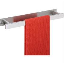 Barre porte-serviettes de salle de bain, porte-serviettes en nickel brossé de 16 pouces pour salle de bain et toilettes, porte-serviettes en acier in