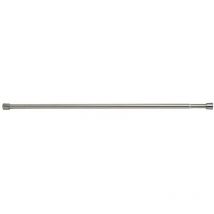 Idesign Interdesign Barre pour rideau de douche extensible couleur argent 127 - 221 cm