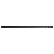 Barre tringle pour rideau de douche ou baignoire extensible Noire 110-200cm MSV
