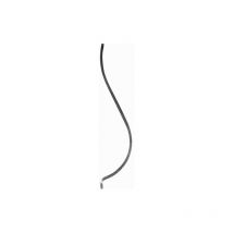 Barreau cintré - Hauteur 650mm profil en carré de 12mm Galbe de 200mm - Fer forgé à souder Deco Fer Forge