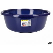 DEM - Barreño Eco Redondo Azul 20 l 47 x 47 x 16 cm (12 Unidades)