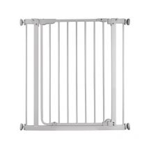 Barrera de metal brumoso, con presión y puerta, 73-84cm, altura 76cm Nordlinger