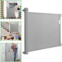 Hengmei - Barreras de seguridad Seguridad Niños Rejilla de protección para escaleras, rejilla de protección para puertas, extensible barreras perros