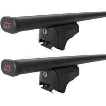 Barres de toit Audi A4 Break Type B9 (12/15-) G3 Clop Steel 127cm