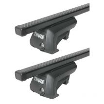 Barres de toit Dacia Duster (04/10-11/13) Thule SquareBar Acier