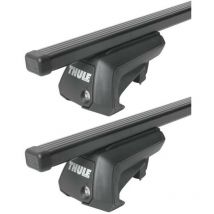 Nissan - Barres de toit Patrol gr type Y60A (03/89-02/98) Thule SquareBar Acier