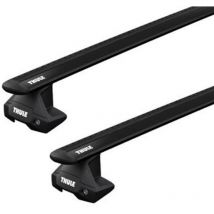 Thule - Barres de toit Toyota Hilux 4 portes (10/10-12/15) WingBar Evo Black Alu
