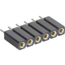 Barrette femelle (de précision) Nbr de rangées: 1 Nombre de pôles par rangée: 5 115-1-005-0-MTF-XS0-1 1 pc(s) D25229 - Mpe Garry