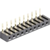 Barrette femelle à souder – 1 rangée – 10 pôles – 150 V/DC – 1.50 A – Mpe Garry