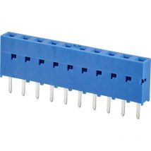 Barrette femelle (standard) FCI Dubox / pv / Bergstik 75915-310LF Nbr de rangées: 1 Nombre de pôles par rangée: 10 1 pc(s) W793421