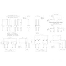 Barrette mâle (standard) Nbr de rangées: 1 Nombre de pôles par rangée: 10 314-100-010-00 1 pc(s) W722231 - W&p Products