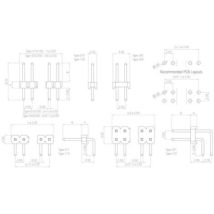 Barrette mâle (standard) Nbr de rangées: 2 Nombre de pôles par rangée: 30 314-200-060-00 1 pc(s) W722111 - W&p Products