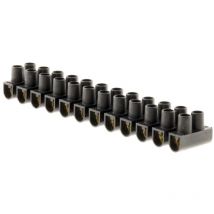 Barrette 12 plots section 4mm² - Noir Zenitech