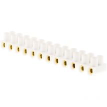 Barrette 12 plots section 4mm² - Blanc - Zenitech