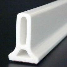 Barriera doccia pieghevole e sistema di ritenzione per la diga dell'acqua e mantiene l'acqua all'interno della soglia (1M, bianco) Rapanda