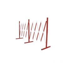 Mw Tools - Barriera estensibile viso rosso e bianco - acciaio - rosso e bianco - 400 x 94 mm - BAR4000