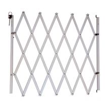 Barriera Stopfix, in legno, bianca, allungabile fino a 110cm Nordlinger