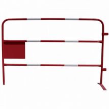 Barrière btp rouge et blanche