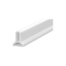 Barrière de douche pliable, 1M Barrière de douche pliable pour barrage Séparation Humide et Sèche d'eau et maintient l'eau à l'intérieur du seuil,