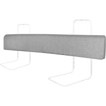 Naizy - Barrière De Lit Protection Contre Les Chutes De Lit - 150 Cm - Extra Longue - 5 Trous - Réglable En Hauteur Déformable