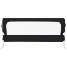 Barrière de lit rabattable,Barriere de lit Anti-Chute,Haloyo ,150 x 70 x 26 cm,noir