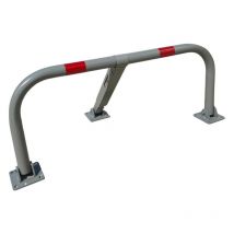 Barrière de parking manuelle en acier à cylindre + clés