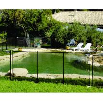 Aqualux - Barrière souple piscine module 3.2 mètres, clôture de sécurité nora noire