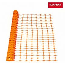 Floordirekt - Barrière de sécurité Chester En plastique Mailles: 10 x 4 cm Hauteur: 100 cm Longueur: 30 m Orange