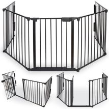 Facilitys - Barrière De Sécurité 3 Mètres - 5 Panneaux - Enfant, Bébé, Animaux
